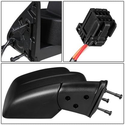 RETROVISOR MIRROR - OEM - 07-11 DODGE NITRO - POWERED - TEXTURED - BLACK - RIGHT