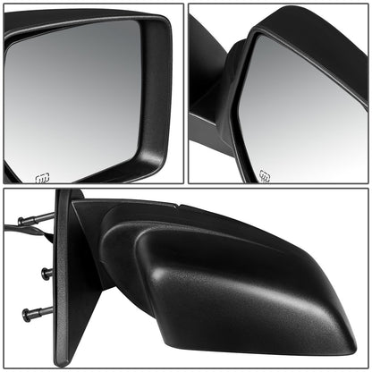 RETROVISOR MIRROR - OEM - 07-11 DODGE NITRO - POWERED - HEATED - TEXTURED - BLACK - RIGHT