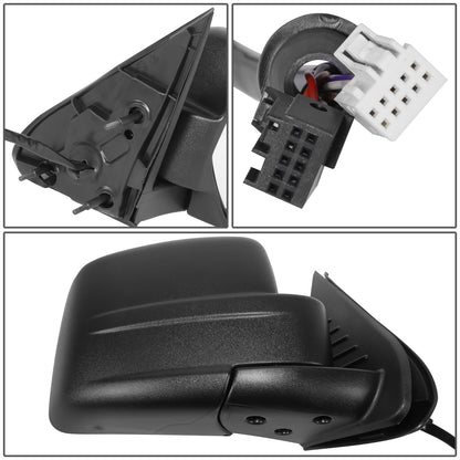 RETROVISOR MIRROR - OE STYLE - JEEP LIBERTY 08-12 - WITH POWER FOLD WITH MEMORY WITH HEATED GLASS - PASSENGER SIDE - PAINT TO MATCH - BLACK