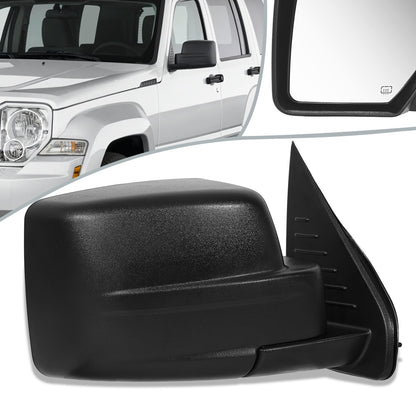 RETROVISOR MIRROR - OEM - 08-12 JEEP LIBERTY - POWERED - HEATED - TEXTURED - BLACK - RIGHT