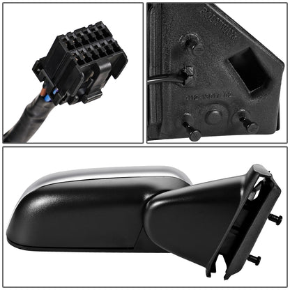 RETROVISOR MIRROR - OEM - 07-10 CHRYSLER ASPEN - POWERED - HEATED - W/ MEMORY - W/ CHROME COVER - RIGHT