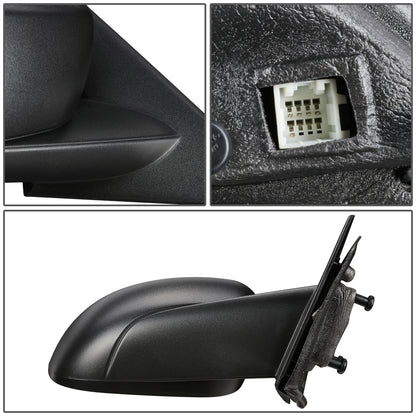 RETROVISOR MIRROR - OEM - 07-10 CHRYSLER 300 / 06-10 DODGE CHARGER / 05-08 DODGE MAGNUM - POWERED - HEATED - TEXTURED - BLACK - RIGHT