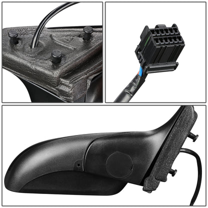 RETROVISOR MIRROR - OEM - 06-08 CHRYSLER PACIFICA - POWERED - HEATED - TEXTURED - BLACK - RIGHT