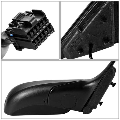 RETROVISOR MIRROR - OEM - 04-08 CHRYSLER PACIFICA - POWERED - HEATED - W/ MEMORY - FOLDING - W/ TEXTURED BLACK - RIGHT