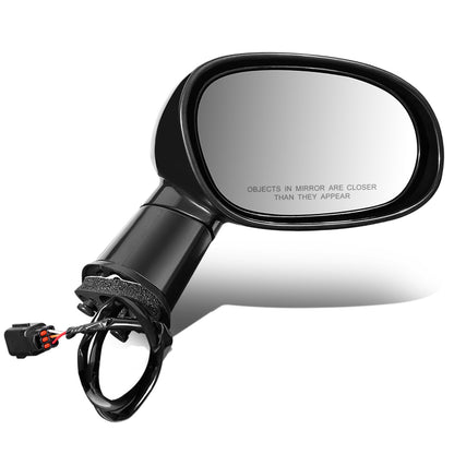 RETROVISOR MIRROR - OEM - 08-14 DODGE CHALLENGER - POWER MIRROR ADJUSTMENT - FOLDING - W/O TURN SIGNAL, PUDDLE LAMP OR HEATED GLASS - PAINTABLE - BLACK - RIGHT