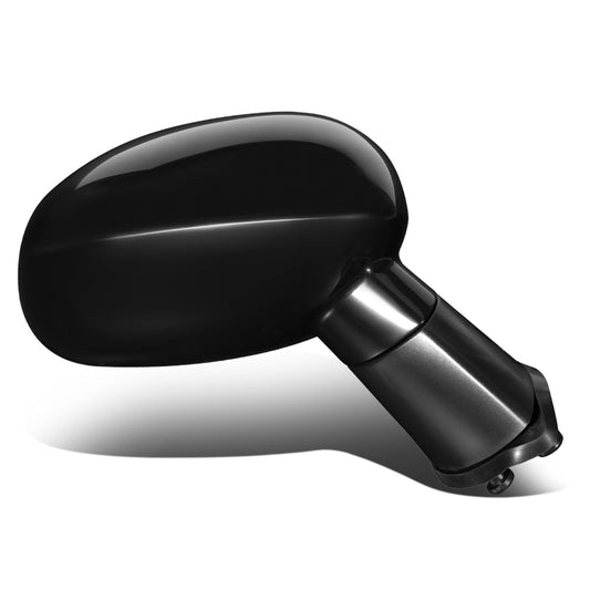 RETROVISOR MIRROR - OEM - 08-14 DODGE CHALLENGER - POWER MIRROR ADJUSTMENT - HEATED - FOLDING - W/O TURN SIGNAL OR PUDDLE LAMP - PAINTABLE - BLACK - RIGHT