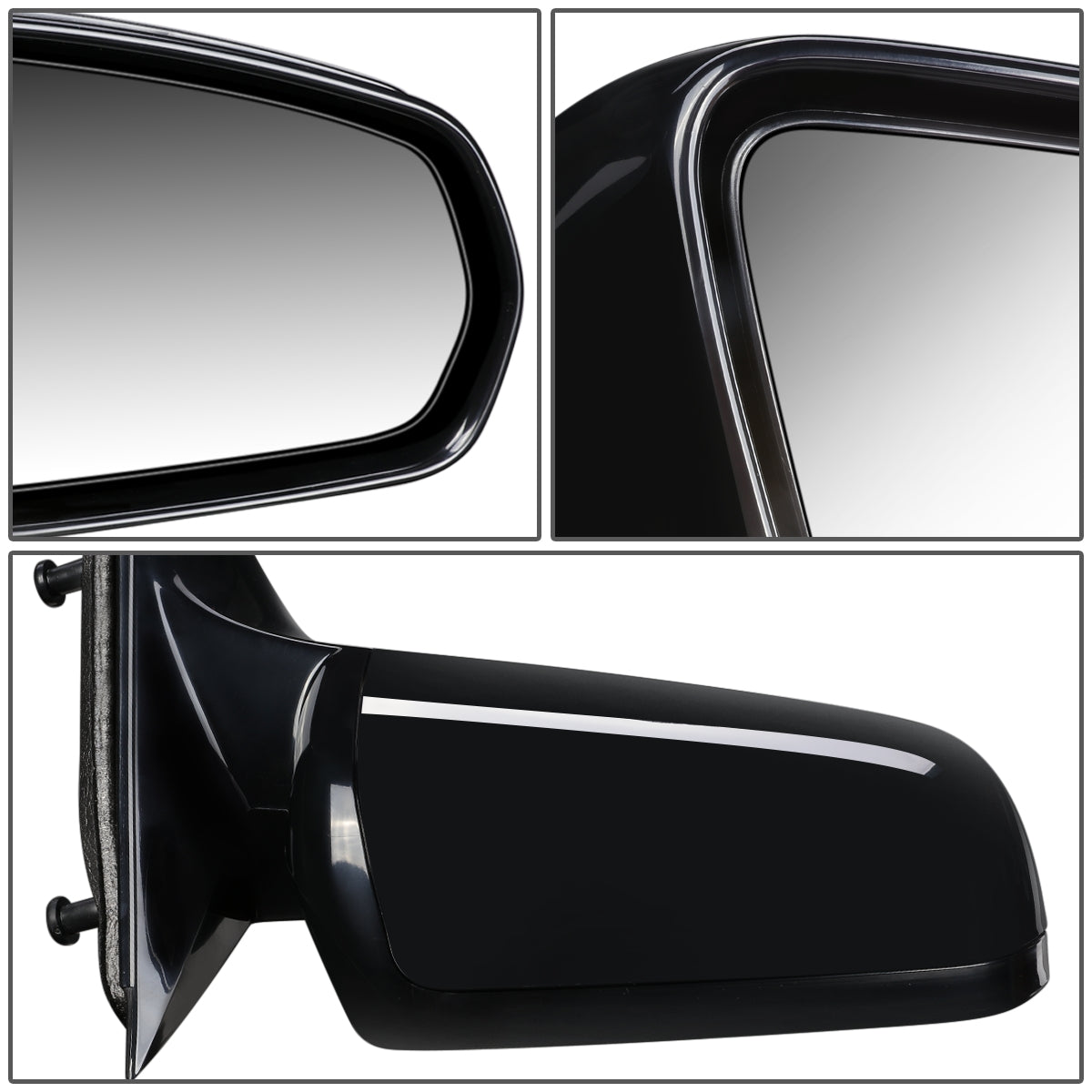RETROVISOR MIRROR - OEM - 07-10 CHRYSLER SEBRING - POWERED - PAINTABLE - BLACK - RIGHT