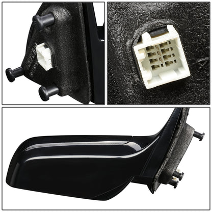 RETROVISOR MIRROR - OEM - 07-10 CHRYSLER SEBRING - POWERED - PAINTABLE - BLACK - RIGHT