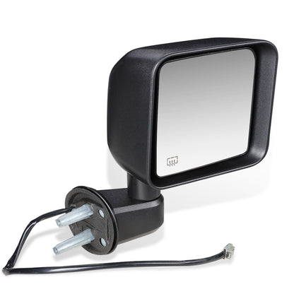 RETROVISOR MIRROR - OEM - 07-13 JEEP WRANGLER - POWERED - HEATED - TEXTURED - BLACK - RIGHT