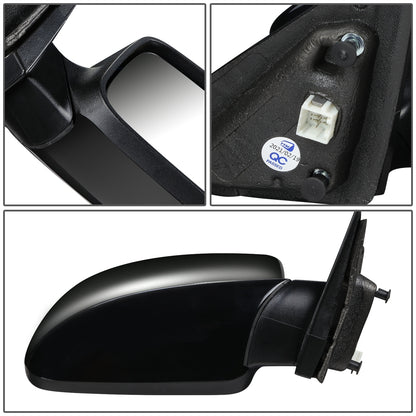 RETROVISOR MIRROR - OEM - 11-14 CHRYSLER 200, CONVERTIBLE - POWERED - HEATED - FOLDING - W/ BLACK MATERIAL - RIGHT