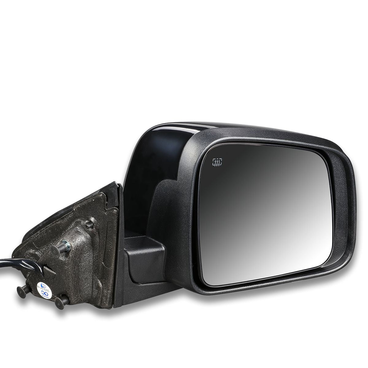 RETROVISOR MIRROR - OEM - 11-17 JEEP GRAND CHEROKEE - POWERED - HEATED - TEXTURED - BLACK - RIGHT