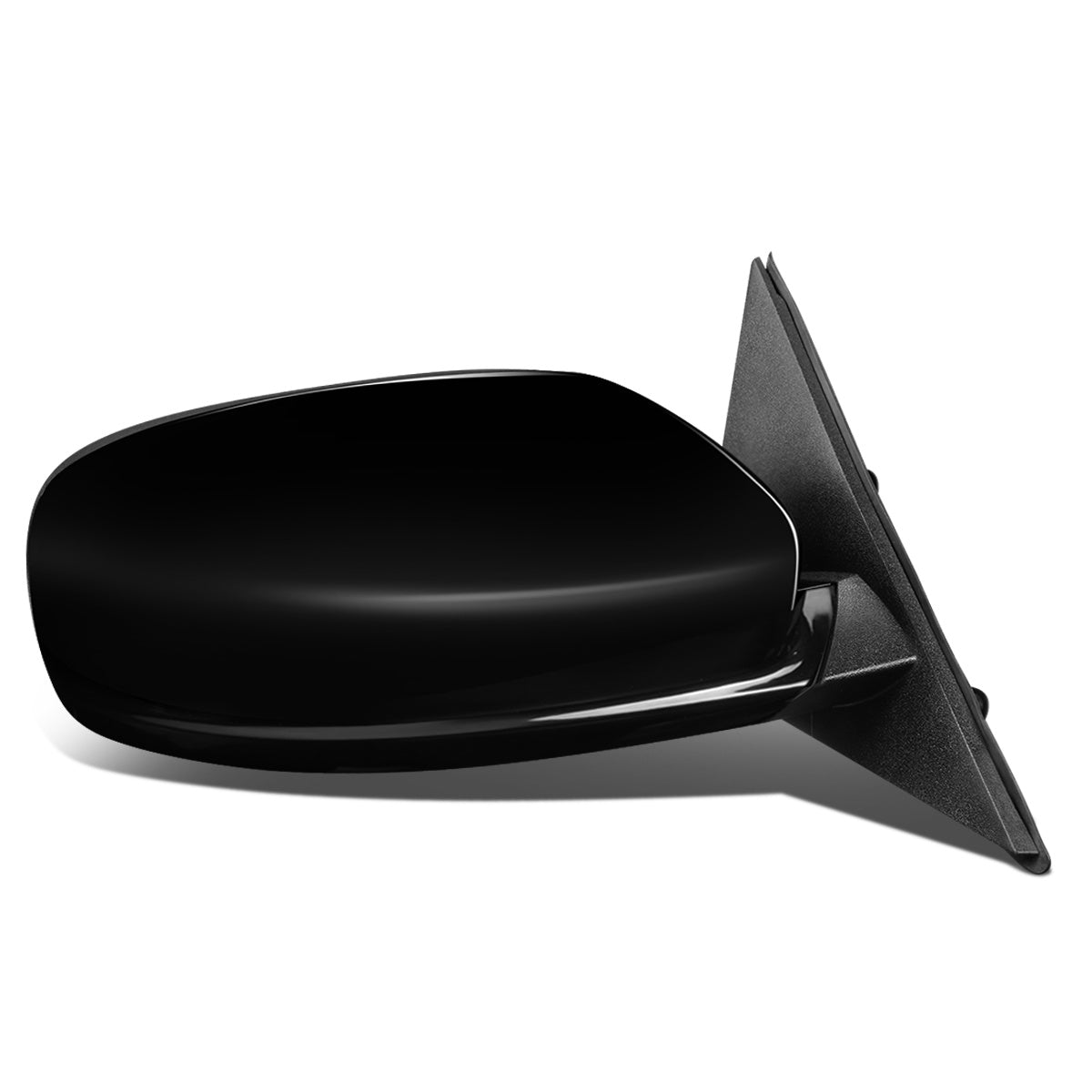 RETROVISOR MIRROR - OEM - 11-14 DODGE CHARGER - POWER MIRROR ADJUSTMENT - W/O HEAT, TURN SIGNAL, PUDDLE LIGHT, MEMORY, ASPHERICAL GLASS OR BLIND SPOT DETECTION - FOLDING - PAINTABLE - ONLY FITS VEHICLES W/ MATCHING FUNCTIONS AS MIRROR - BLACK - RIGHT