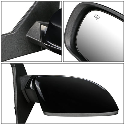 RETROVISOR MIRROR - OEM - 11-14 CHRYSLER 200, CONVERTIBLE - POWERED - HEATED - FOLDING - W/ BLACK MATERIAL - RIGHT