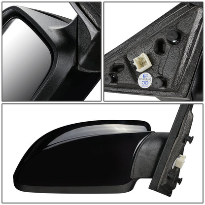 RETROVISOR MIRROR - OEM - 11-14 CHRYSLER 200, CONVERTIBLE - POWERED - HEATED - FOLDING - W/ BLACK MATERIAL - RIGHT