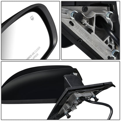 RETROVISOR MIRROR - OEM - 11-14 CHRYSLER 300C - POWERED - HEATED - FOLDING - W/ BLACK MATERIAL - RIGHT