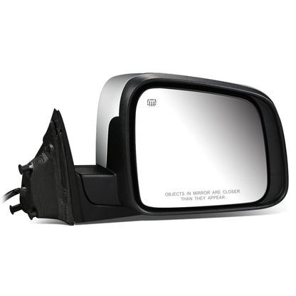 RETROVISOR MIRROR - OEM - 11-13 JEEP GRAND CHEROKEE - POWERED - HEATED - FOLDING - W/O BLIND SPOT DETECTION - W/ CHROME COVER - RIGHT