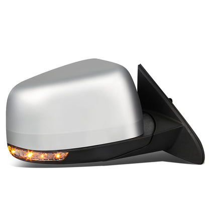 RETROVISOR MIRROR - OEM - 11-13 JEEP GRAND CHEROKEE - POWERED - HEATED - W/ SIGNAL - W/ MEMORY - W/ BSD - FOLDING - W/O DIMMING - W/ CHROME COVER - RIGHT