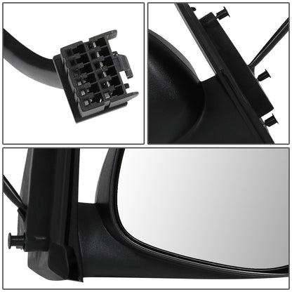 RETROVISOR MIRROR - OEM - 10-12 DODGE CALIBER - POWERED - HEATED - TEXTURED - BLACK - RIGHT