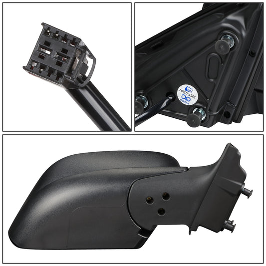 RETROVISOR MIRROR - OEM - 14-16 JEEP CHEROKEE - POWERED - FOLDING - BLACK - RIGHT