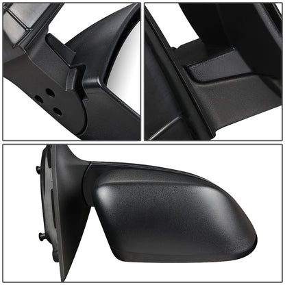 RETROVISOR MIRROR - OEM - 14-16 JEEP CHEROKEE - POWERED - FOLDING - BLACK - RIGHT