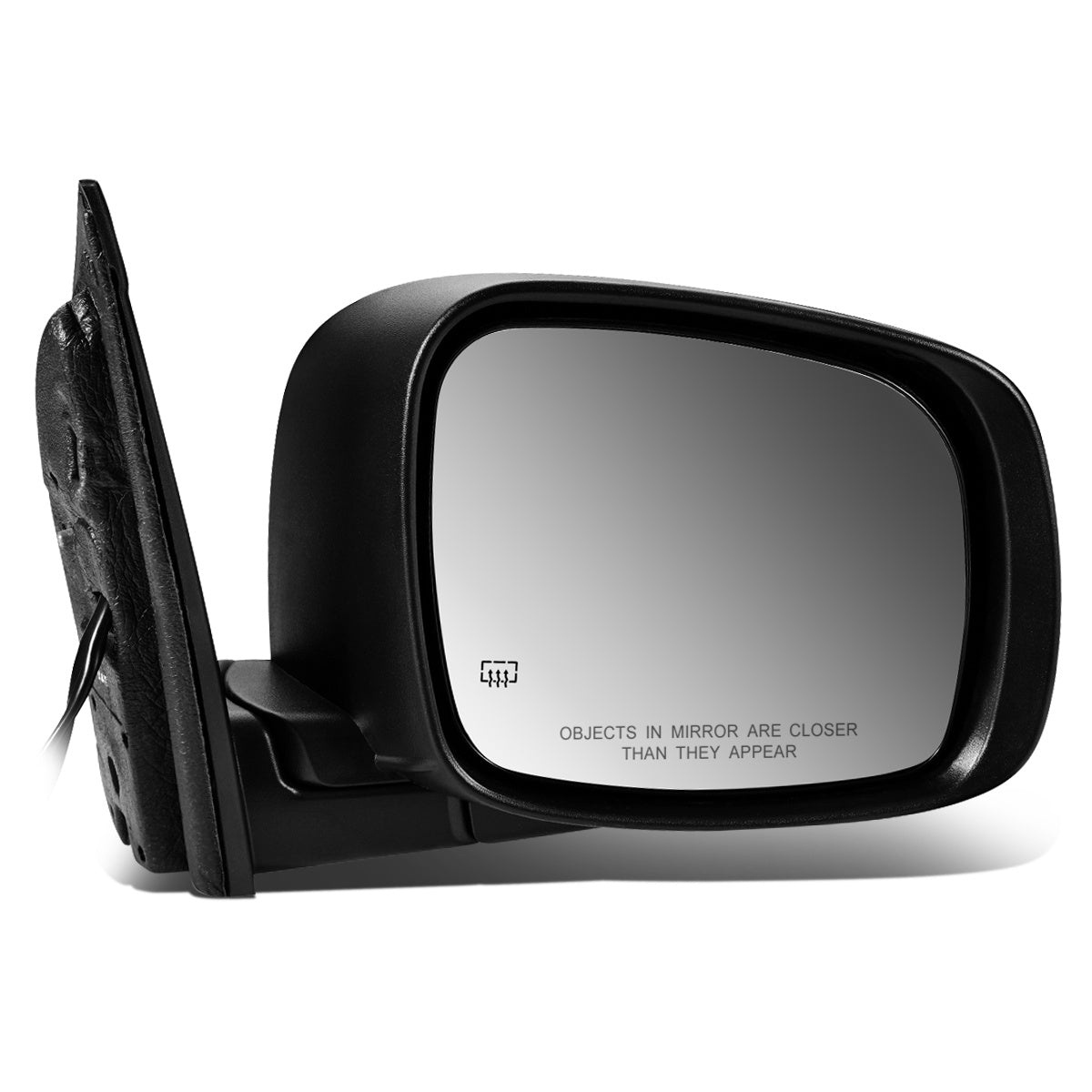 RETROVISOR MIRROR - OEM - 11-19 DODGE CARAVAN, VOYAGER, TOWN & COUNTRY - POWERED - HEATED - FOLDING - TEXTURED COVER - RIGHT