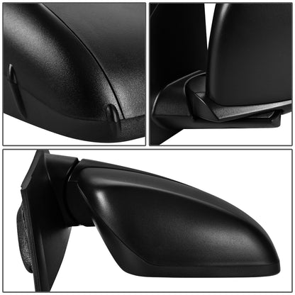 RETROVISOR MIRROR - OEM - 11-19 DODGE CARAVAN, VOYAGER, TOWN & COUNTRY - POWERED - HEATED - FOLDING - TEXTURED COVER - RIGHT