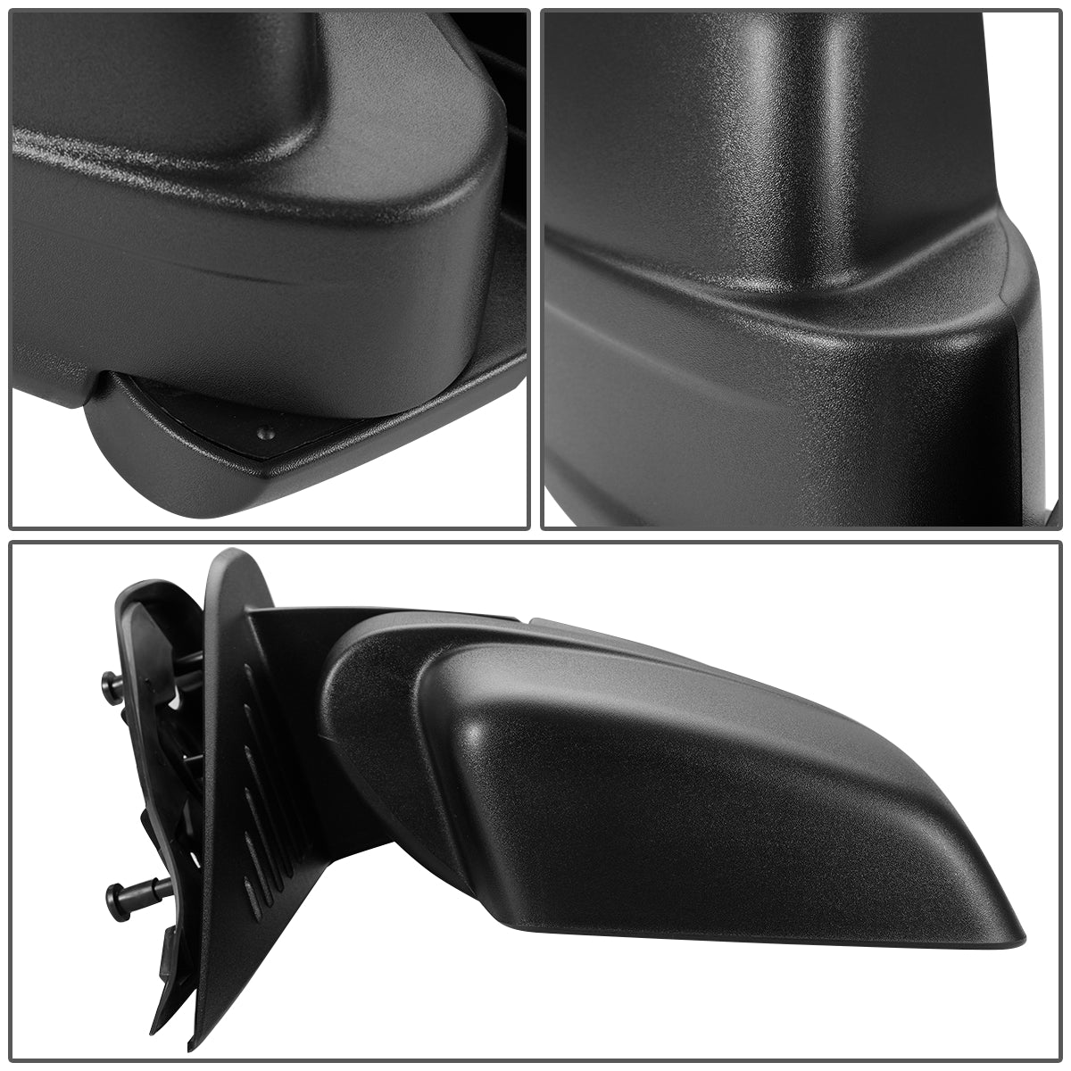 RETROVISOR MIRROR - OEM - 08-13 JEEP LIBERTY - POWERED - HEATED - BLACK - RIGHT