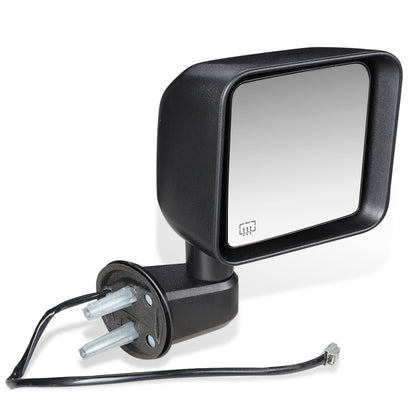 RETROVISOR MIRROR - OEM - 2014 JEEP WRANGLER - POWERED - HEATED - TEXTURED - BLACK - RIGHT