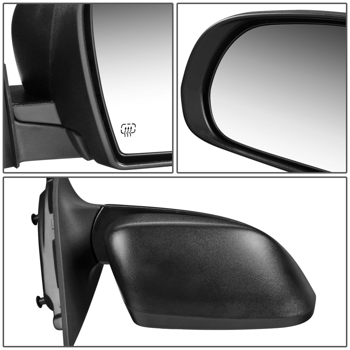 RETROVISOR MIRROR - OEM - 14-16 JEEP CHEROKEE - POWERED - HEATED - FOLDING - BLACK - RIGHT