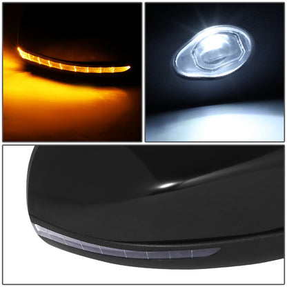 RETROVISOR MIRROR - OE STYLE - JEEP CHEROKEE 14-18 - WITH POWER WITH HEATED GLASS WITH TURN SIGNAL WITH MEMORY - PASSENGER SIDE - PAINT TO MATCH - BLACK