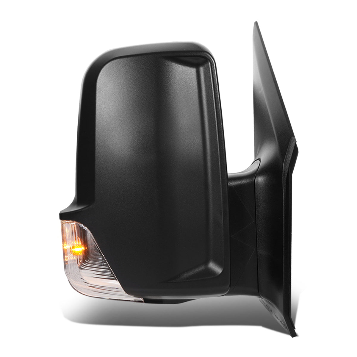 RETROVISOR MIRROR - OEM - 07-09 DODGE SPRINTER - MANUAL - W/ SIGNAL - FOLDING - W/ DUAL BLIND GLASS - BLACK - RIGHT