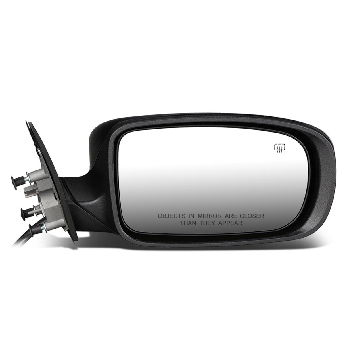RETROVISOR MIRROR - OEM - 11-14 DODGE CHARGER - POWERED - HEATED - FOLDING - BLACK MATERIAL - RIGHT