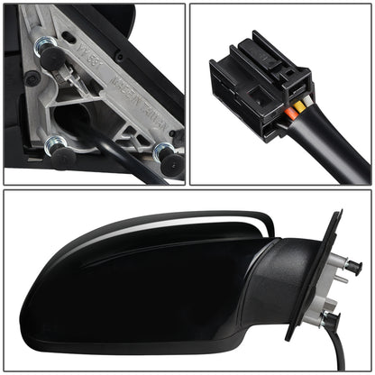 RETROVISOR MIRROR - OEM - 11-14 DODGE CHARGER - POWERED - HEATED - FOLDING - BLACK MATERIAL - RIGHT