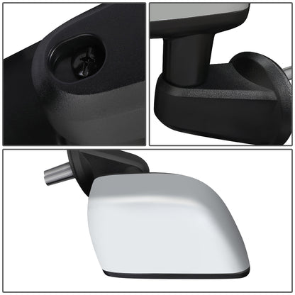 RETROVISOR MIRROR - OEM - 07-17 JEEP WRANGLER - POWERED - HEATED - FOLDING - W/ CHROME COVER - RIGHT