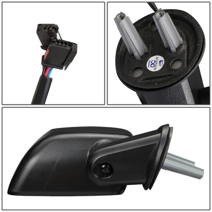 RETROVISOR MIRROR - OEM - 07-17 JEEP WRANGLER - POWERED - HEATED - FOLDING - BLACK MATERIAL - RIGHT