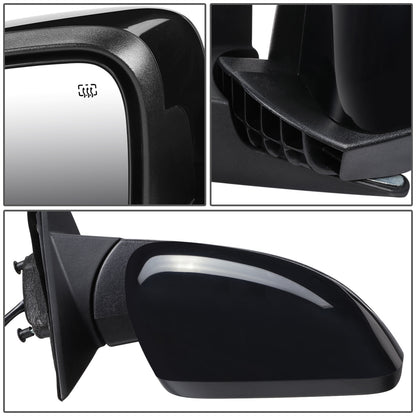 RETROVISOR MIRROR - OEM - 11-13 JEEP GRAND CHEROKEE - POWERED - HEATED - POWER FOLDING - BLACK MATERIAL - RIGHT