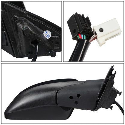 RETROVISOR MIRROR - OEM - 11-13 JEEP GRAND CHEROKEE - POWERED - HEATED - W/ MEMORY - POWER FOLDING - BLACK MATERIAL - RIGHT