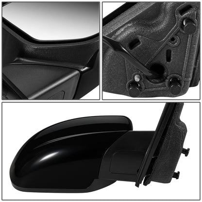 RETROVISOR MIRROR - OEM - 13-16 DODGE DART - POWERED - FOLDING - BLACK MATERIAL - RIGHT