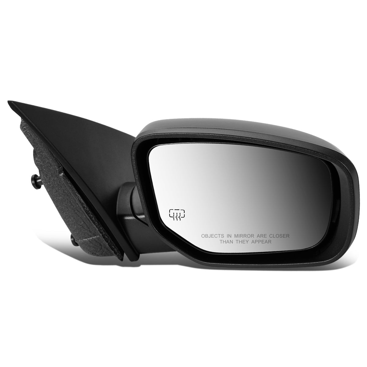 RETROVISOR MIRROR - OEM - 13-16 DODGE DART - POWERED - HEATED - FOLDING - BLACK MATERIAL - RIGHT