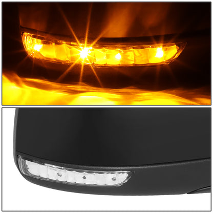 RETROVISOR MIRROR - OE STYLE - DODGE DURANGO 11-16 - WITH POWER WITH HEATED GLASS WITH TURN SIGNAL WITH MEMORY - PASSENGER SIDE - PAINT TO MATCH - BLACK