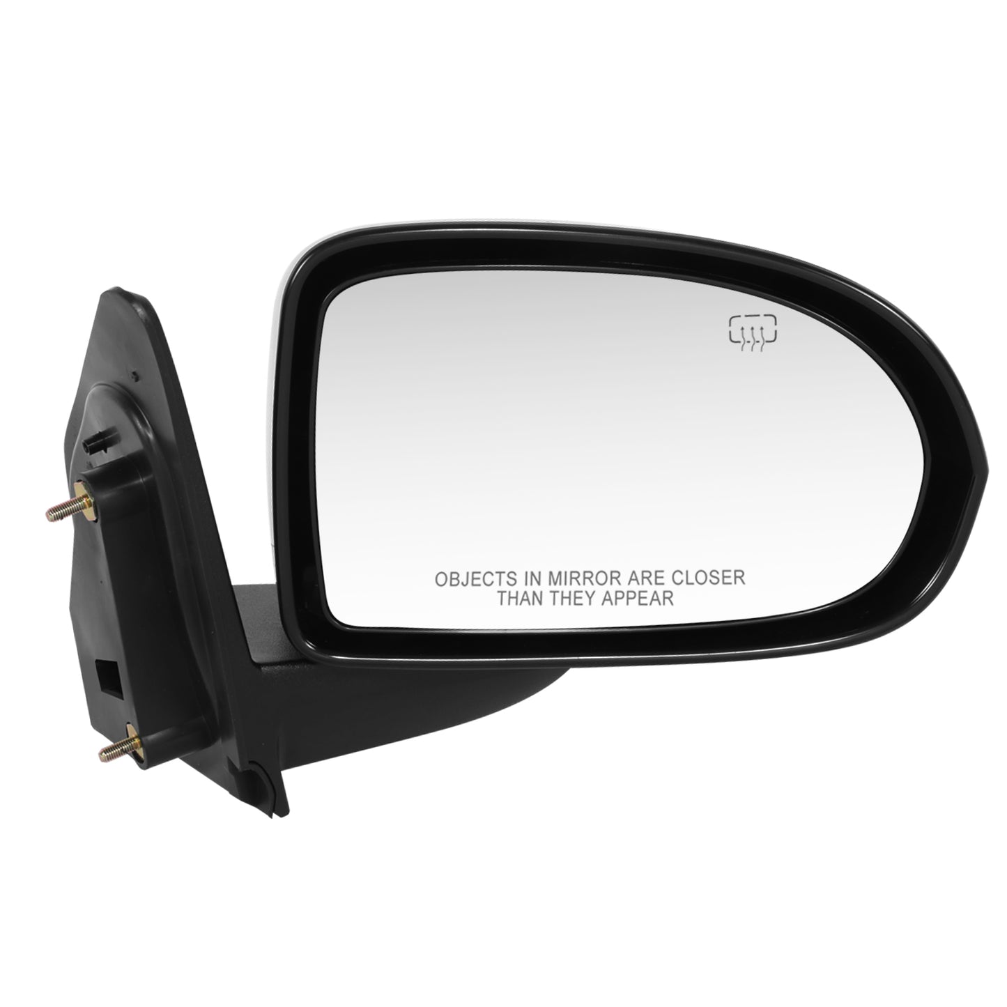 RETROVISOR MIRROR - OE STYLE - JEEP COMPASS 16-17 - WITH POWER WITH HEATED GLASS - PASSENGER SIDE - PAINT TO MATCH - BLACK