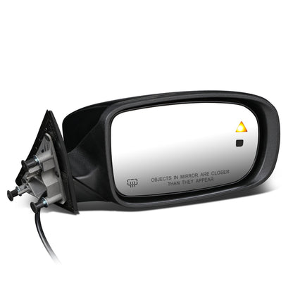 RETROVISOR MIRROR - OEM - 11-19 DODGE CHARGER - POWER MIRROR ADJUSTMENT - HEATED - MEMORY - FOLDING - BLIND SPOT DETECTION - W/O TURN SIGNAL OR PUDDLE LAMP - PAINTABLE - ONLY FITS VEHICLES W/ MATCHING FUNCTIONS AS MIRROR - BLACK - RIGHT