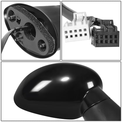 RETROVISOR MIRROR - OE STYLE - DODGE CHALLENGER 2015-2019 - WITH POWER WITH HEATED GLASS WITH BLIND SPOT - PASSENGER RIGHT SIDE - BLACK