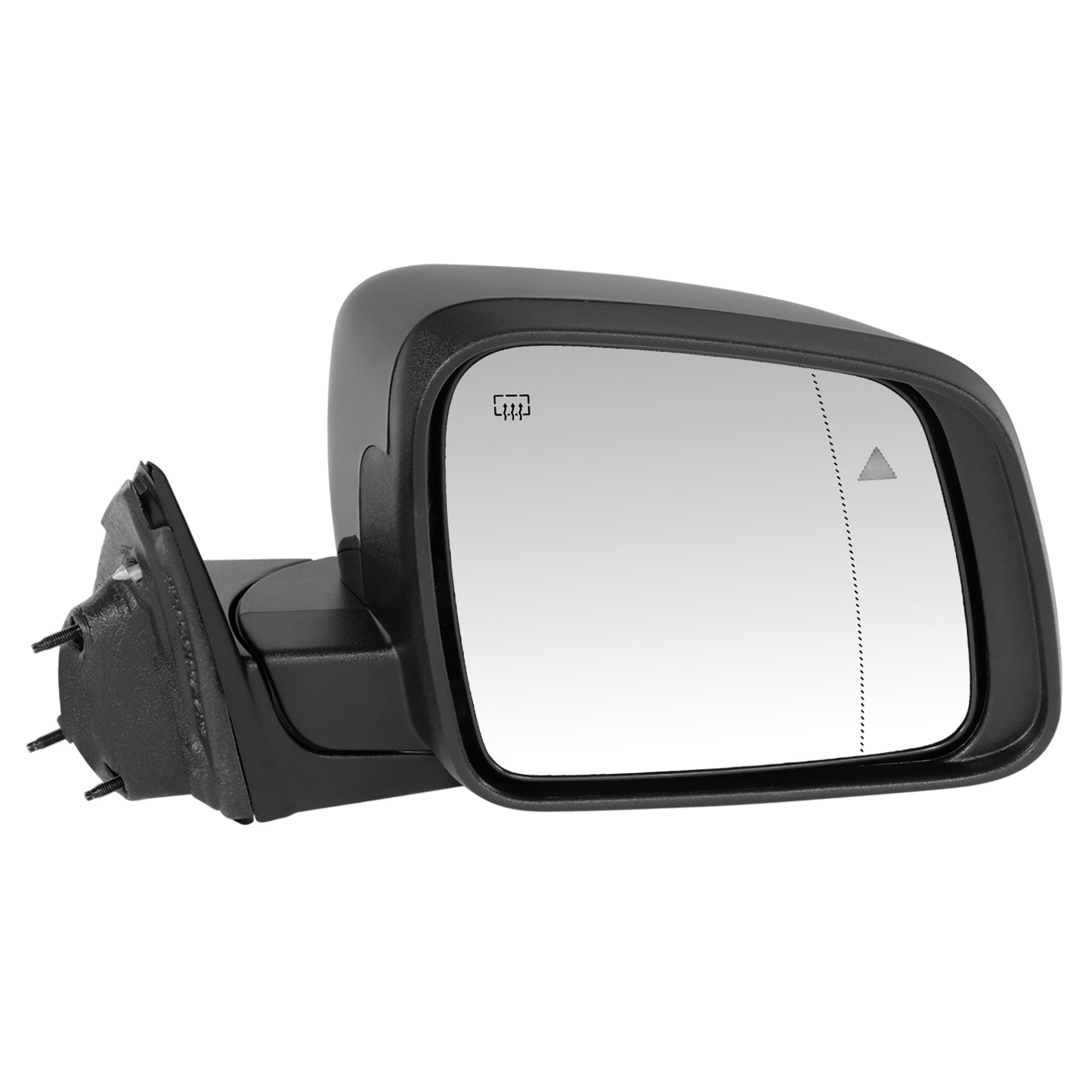 RETROVISOR MIRROR - OE STYLE - JEEP GRAND CHEROKEE 2011-2013 - WITH POWER WITH HEATED GLASS WITH BLIND SPOT WITH MEMORY - PASSENGER RIGHT SIDE - BLACK