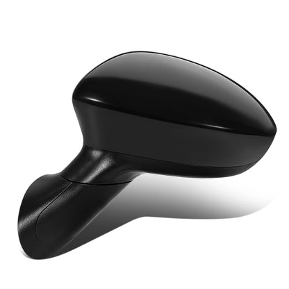 RETROVISOR MIRROR - OEM - 13-15 FIAT 500 - POWERED - HEATED - W/ BLIND LENS - FOLDING - BLACK MATERIAL - LEFT