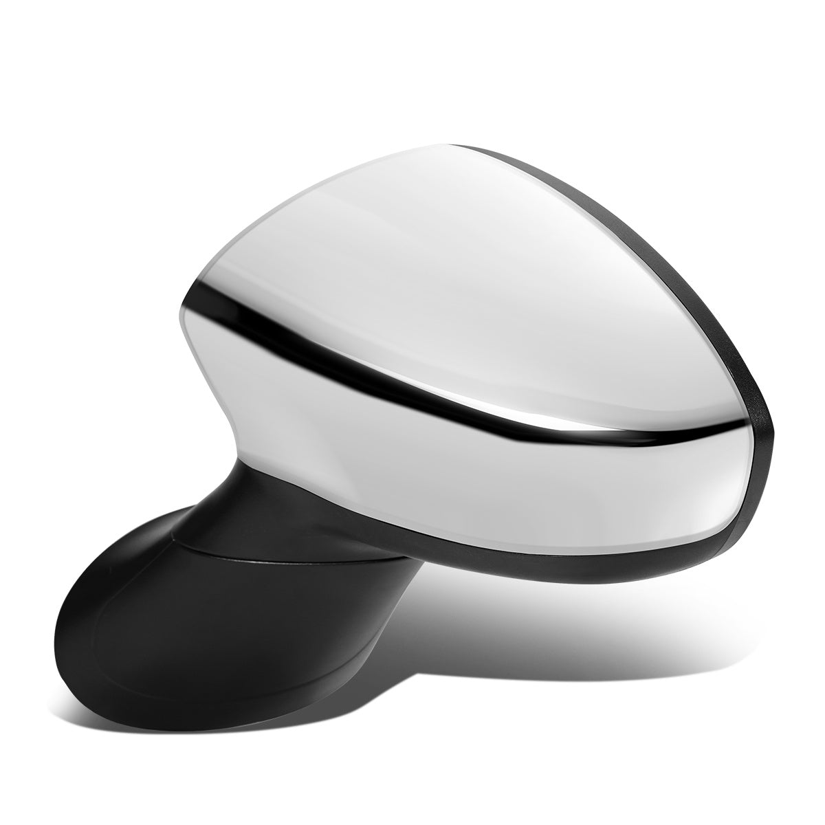 RETROVISOR MIRROR - OEM - 13-15 FIAT 500 - POWERED - HEATED - W/ BLIND LENS - FOLDING - W/ CHROME COVER - LEFT