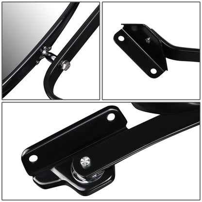 RETROVISOR MIRROR - OEM - 87-91 FORD F-150 - MANUAL - BLACK