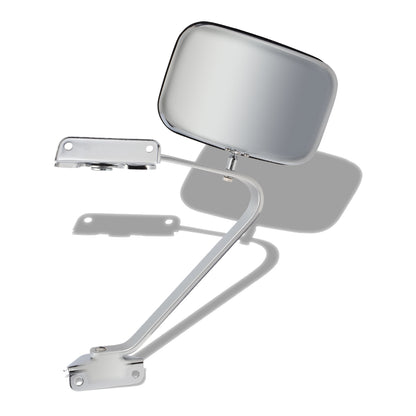 RETROVISOR MIRROR - OEM - 87-91 FORD F-150 - MANUAL - CHROME