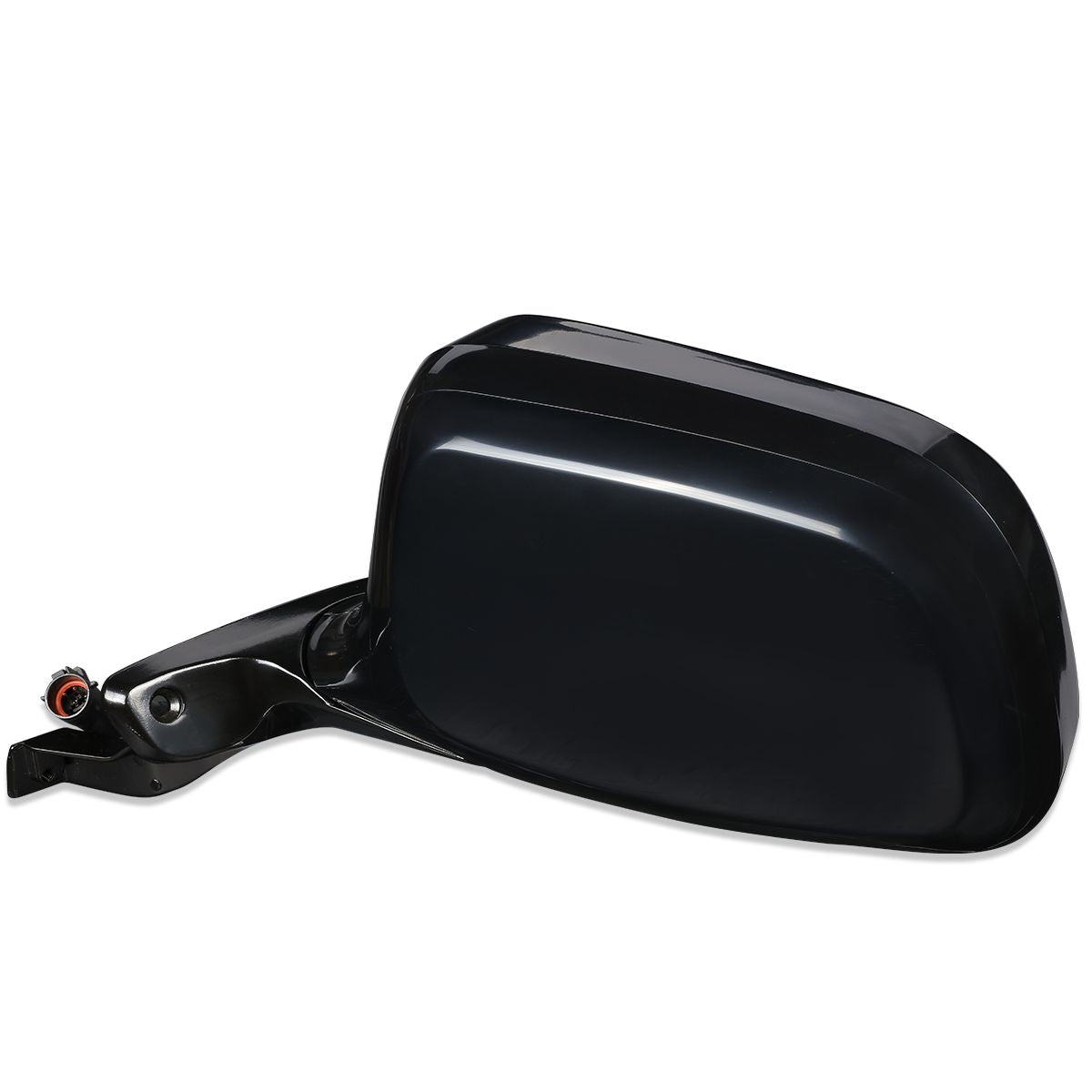 RETROVISOR MIRROR - OEM - 92-96 FORD BRONCO / 92-97 FORD F-150 - POWERED - PAINTABLE - BLACK - LEFT