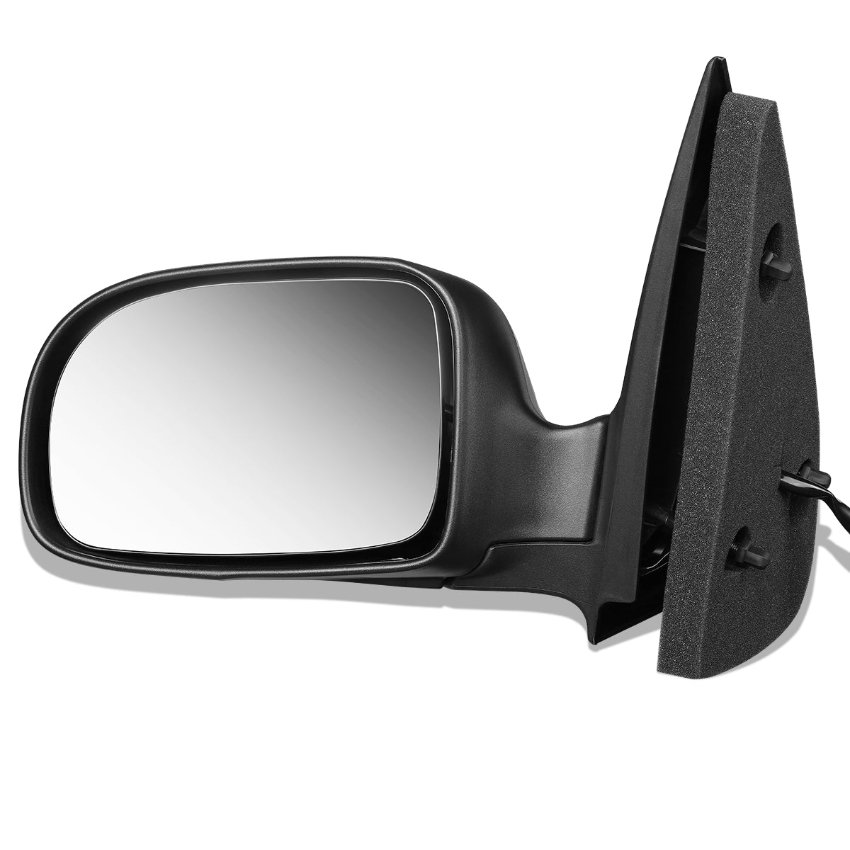 RETROVISOR MIRROR - OEM - 95-98 FORD WINDSTAR - POWERED - TEXTURED - BLACK - LEFT